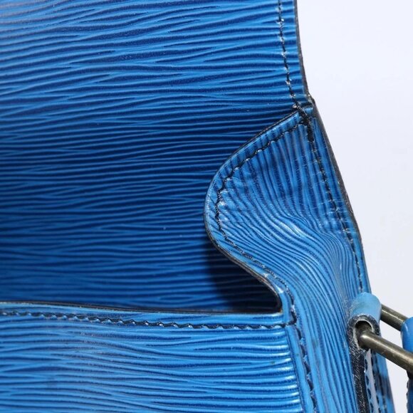 LOUIS VUITTON Epi Saint Cloud PM Shoulder Bag Blue - Picture 12 of 15